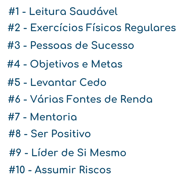 10 ideias simples sobre como ter hábitos saudáveis